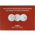Francia, Coffret 3x 5 Francs, 2000 Ans de Monnaies Françaises (3/3), 2000