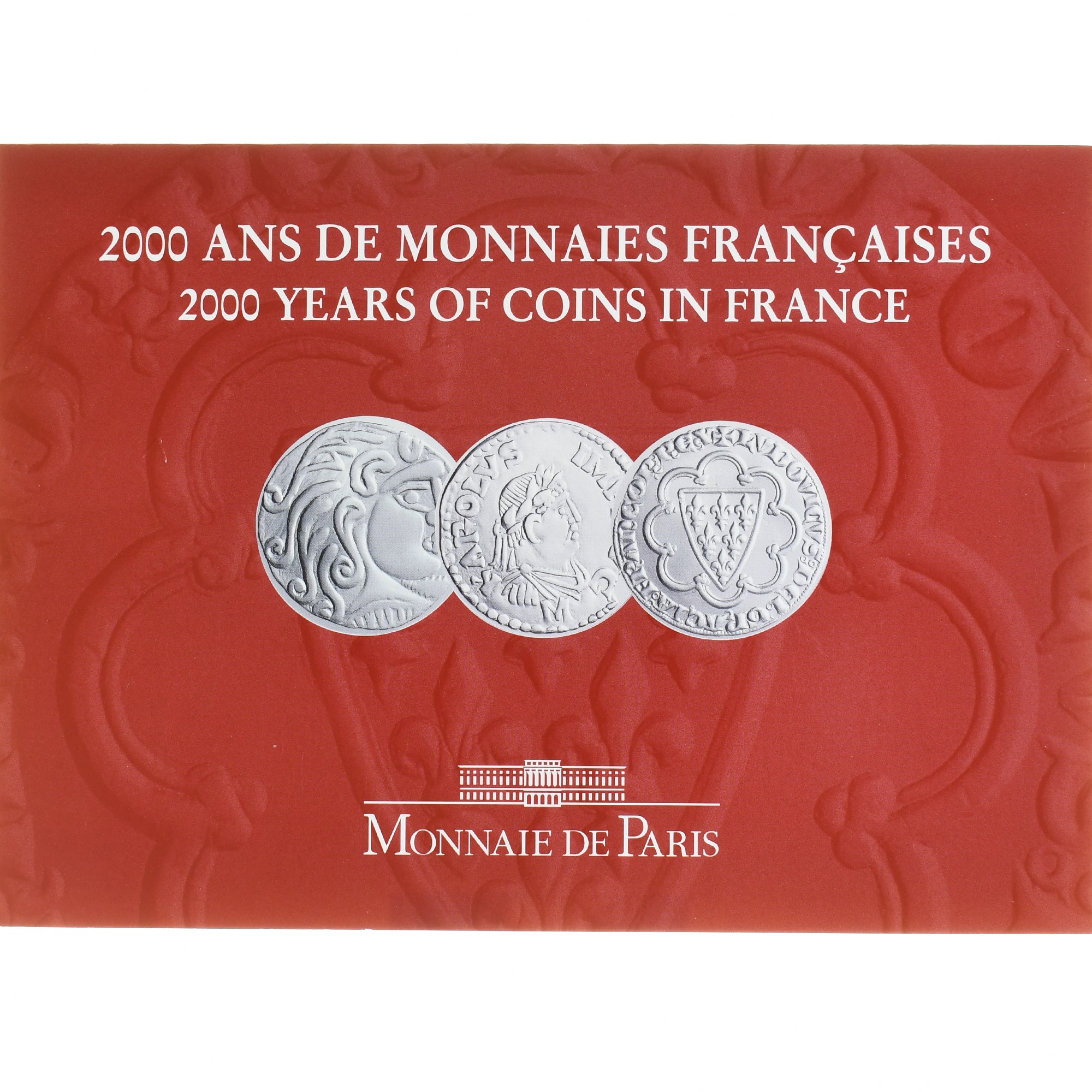 Frankreich, Coffret 3x 5 Francs, 2000 Ans de Monnaies Françaises (1/3), 2000