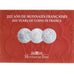 Frankreich, Coffret 3x 5 Francs, 2000 Ans de Monnaies Françaises (1/3), 2000