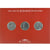 France, Coffret 3x 5 Francs, 2000 Ans de Monnaies Françaises (2/3), 2000, BU