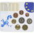 Allemagne, Coffret 1c. à 2€, 2004, Hambourg, UNC, FDC, Bimétallique