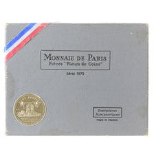 France, Coffret 1 c. à 50 frs., 1973, Monnaie de Paris, FDC, MS(65-70)