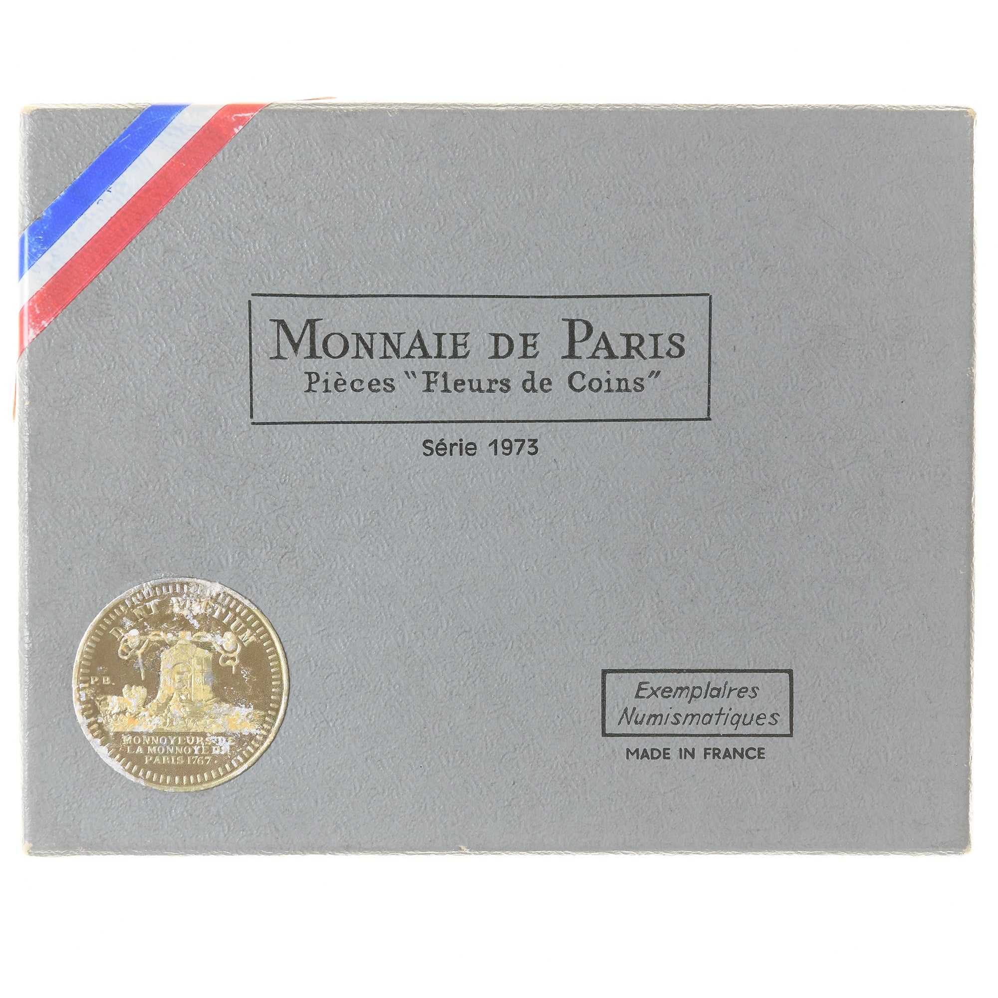 Münze, Frankreich, Coffret 1 c. à 10 frs., 1973, Monnaie de Paris, FDC, STGL