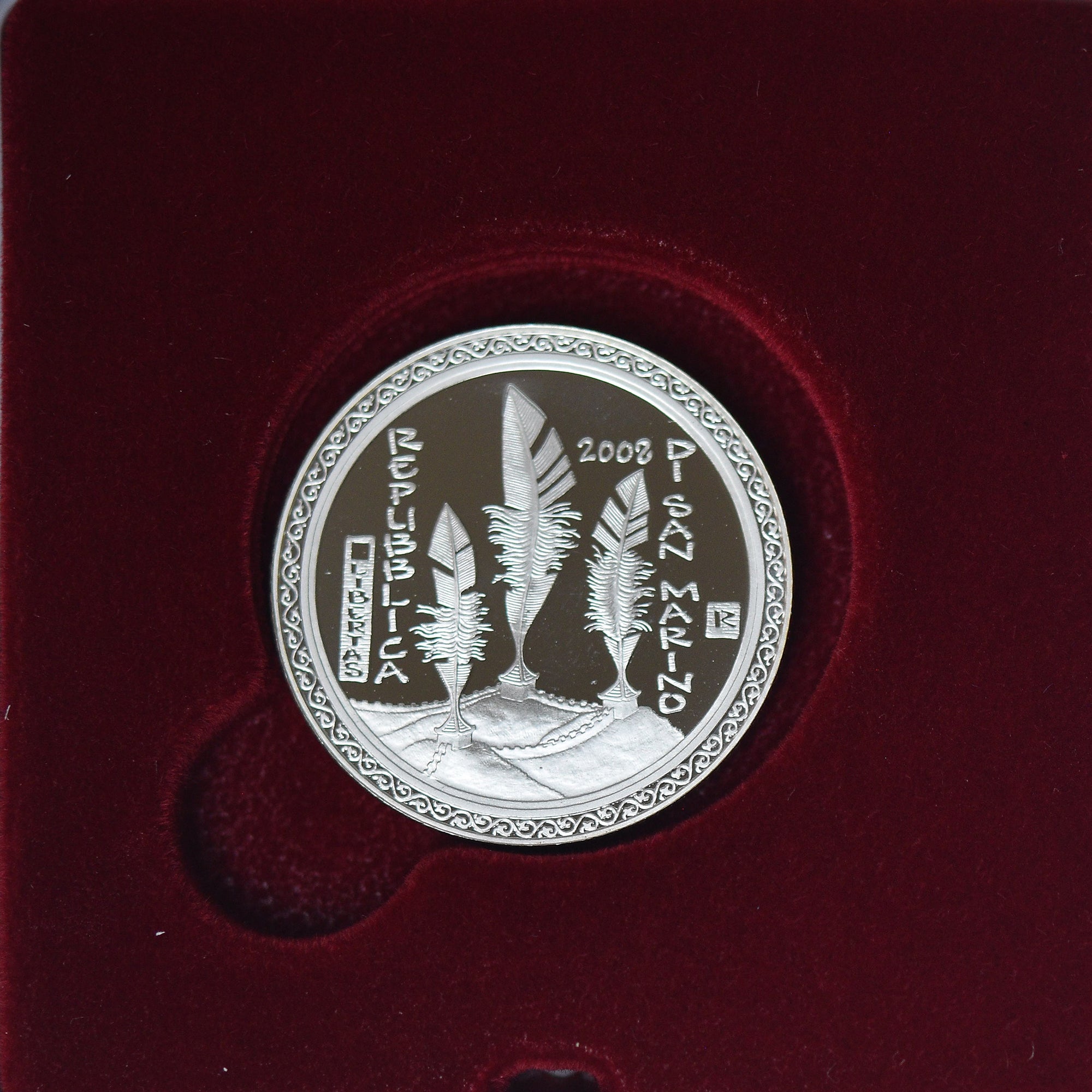 San Marino, 5 Euro, Olympic Games in Beijing, 2008, Rome, BE, MS(65-70), Silver