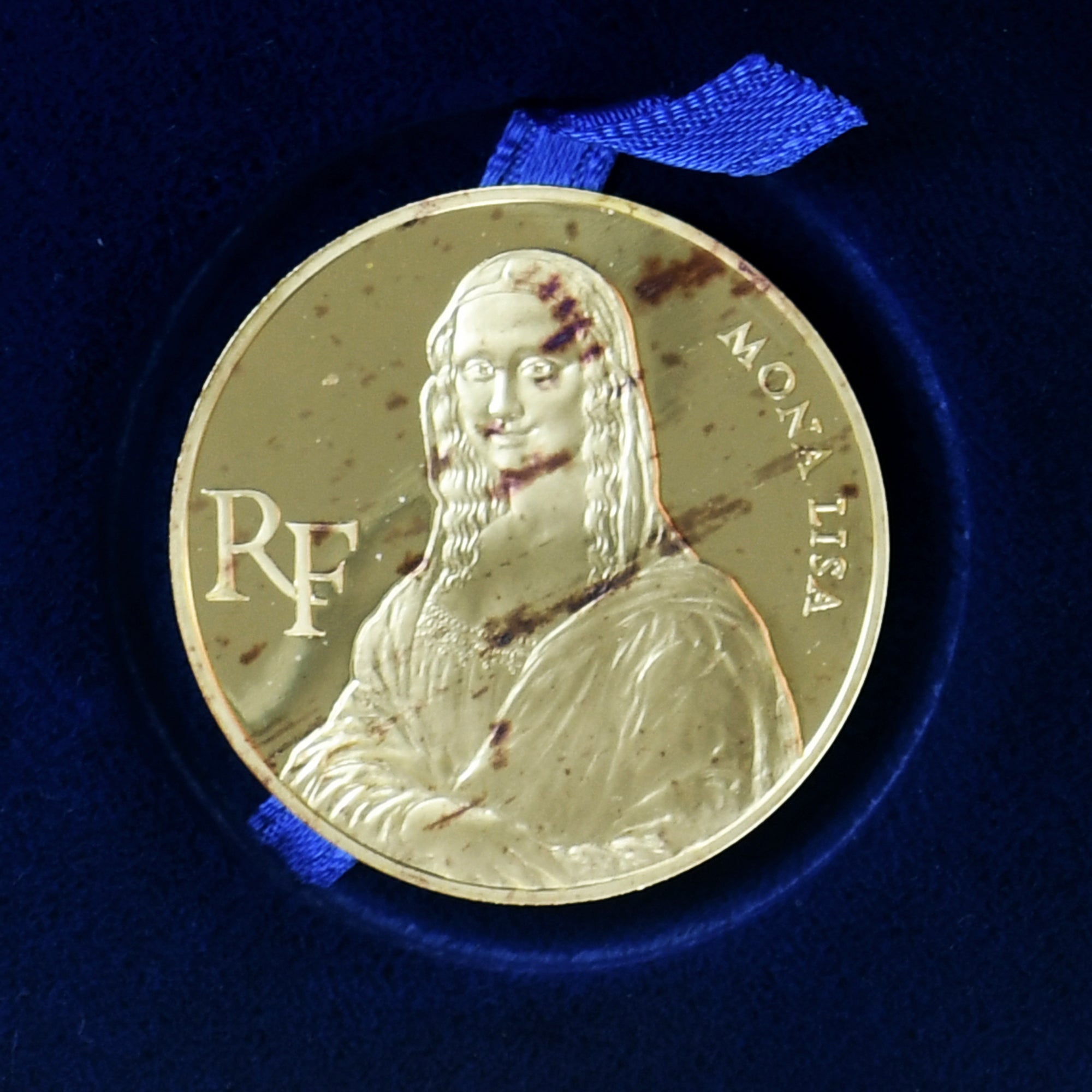 France, 500 Francs, Mona Lisa, 1993, Monnaie de Paris, Proof, Gold, MS(65-70)