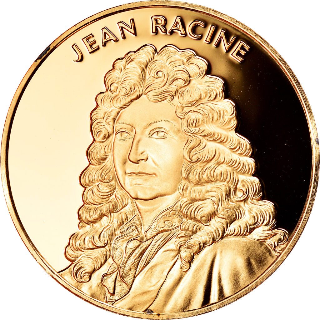 Francia, medalla, Jean Racine, La France du Roi Soleil, SC, Oro vermeil