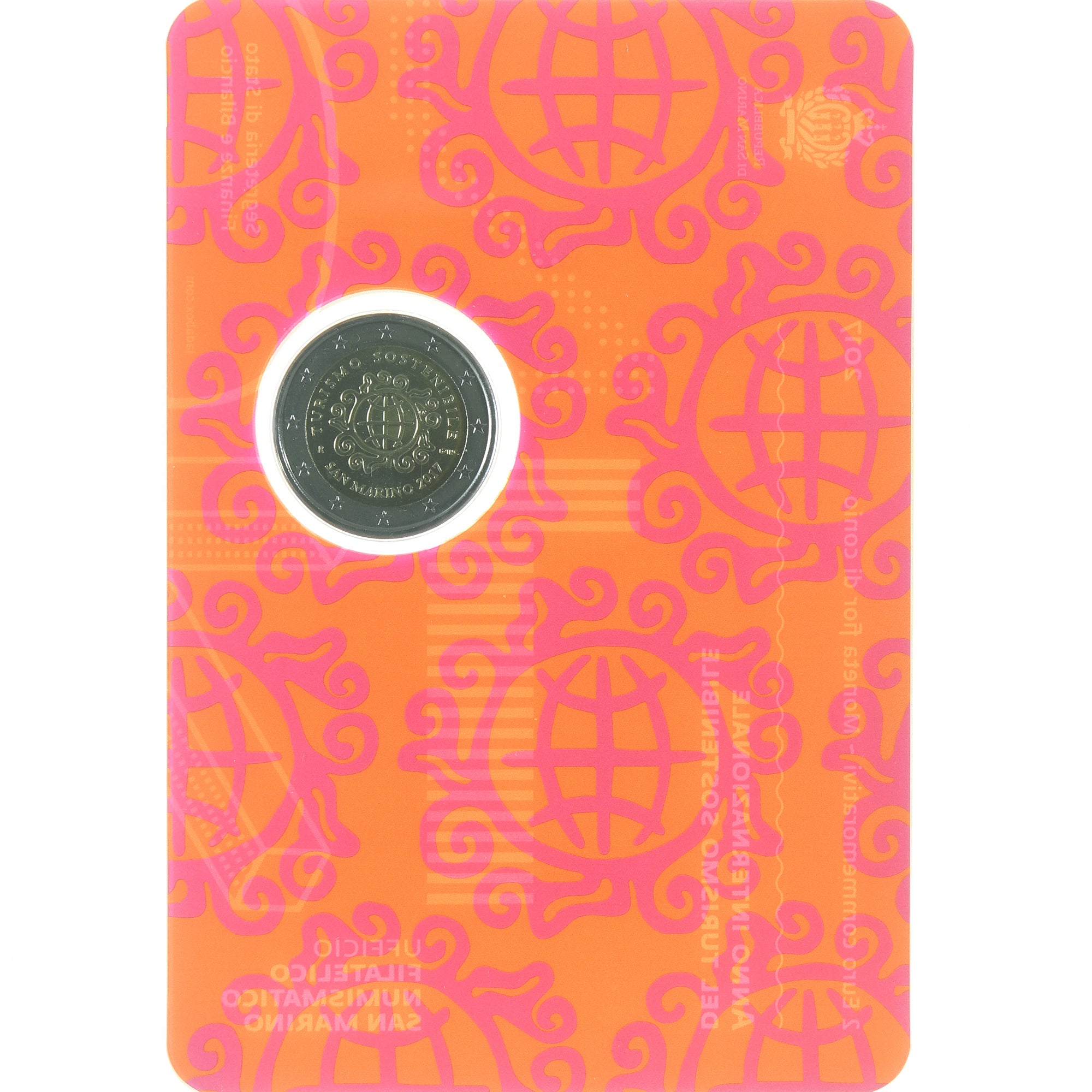 San Marino, 2 Euro, Anno internazionale del turismo sostenibile, 2017, Rome