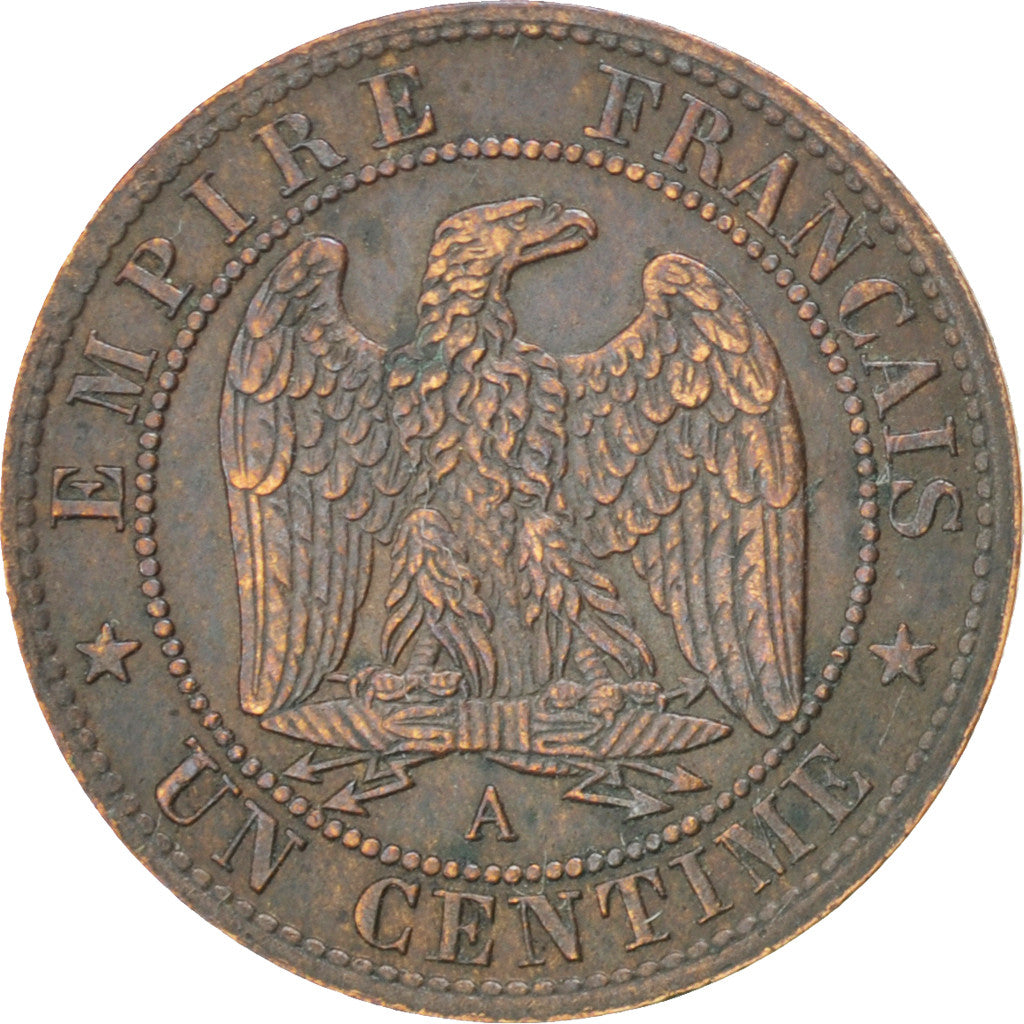 Munten, Frankrijk, Napoleon III, Napoléon III, Centime, 1870, Paris, ZF+