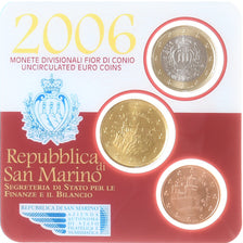 San Marino, 5c. + 50c. + 1€, 2006, Rome, UNC, MS(65-70)