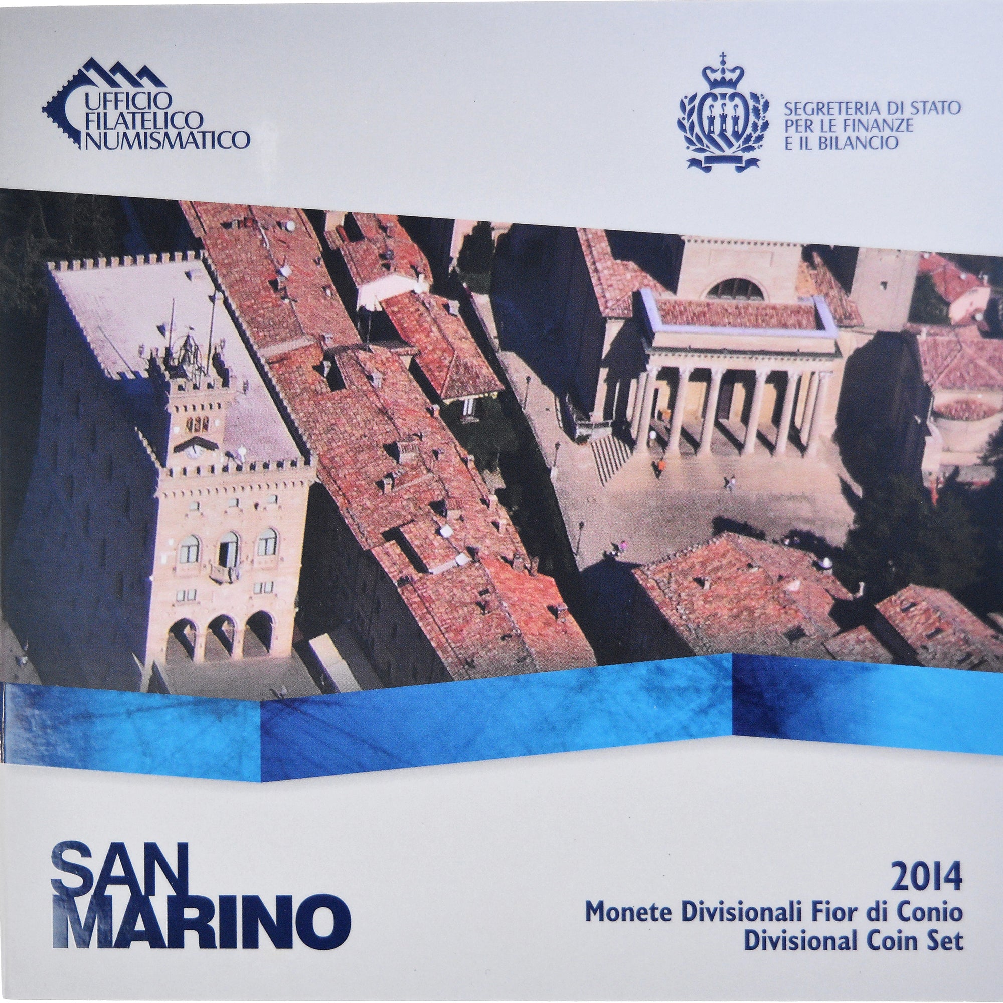 San Marino, Coffret 1c. à 2€, 2014, Rome, FDC, MS(65-70), N/D