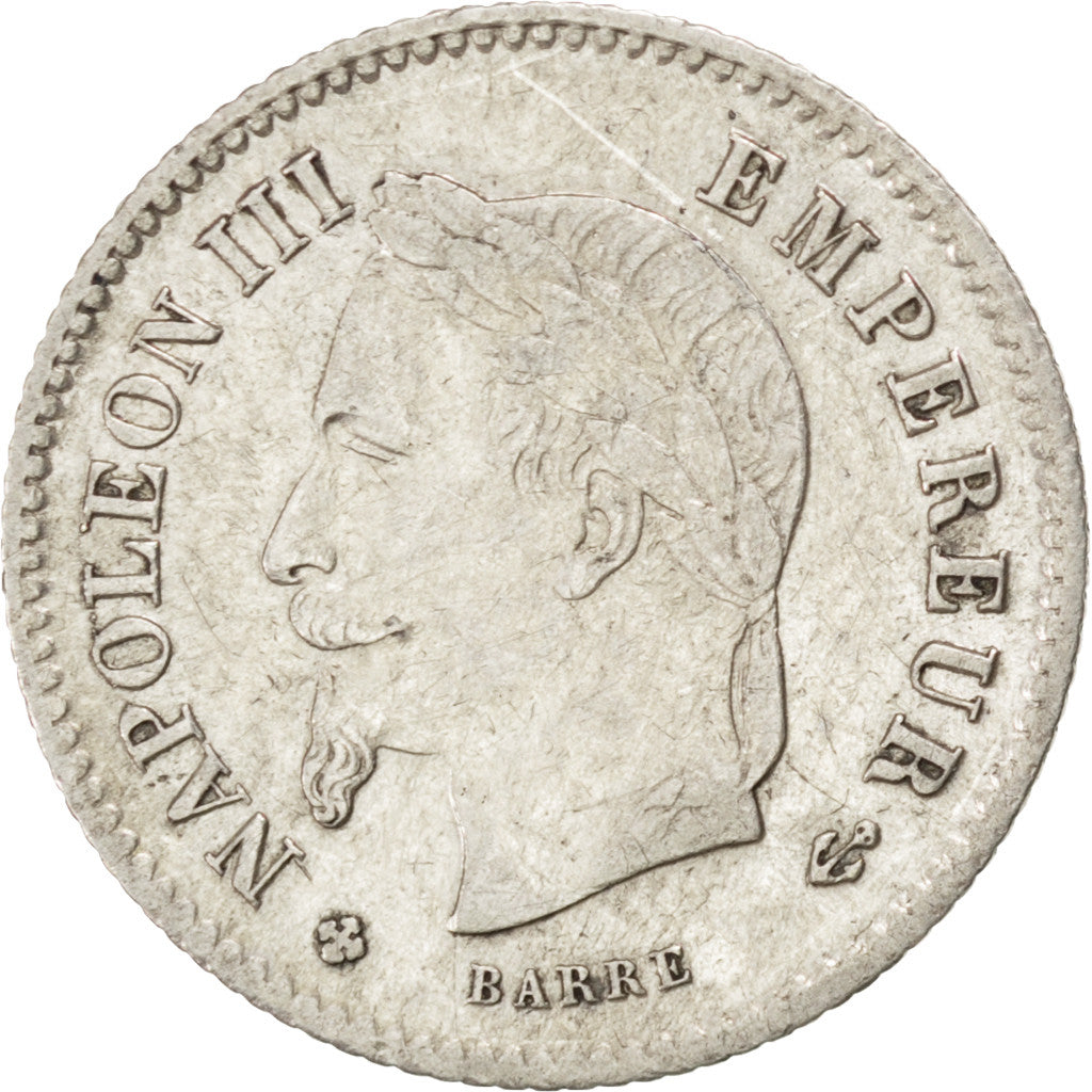 Coin, France, Napoleon III, Napoléon III, 20 Centimes, 1867, Strasbourg