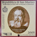 San Marino, 2 Euro, Galileo Galilei, 2005, Rome, FDC, MS(65-70), Bi-Metallic