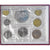Moneta, Monaco, Rainier III, Coffret 10 c. à 50 frs., 1974, Monnaie de Paris
