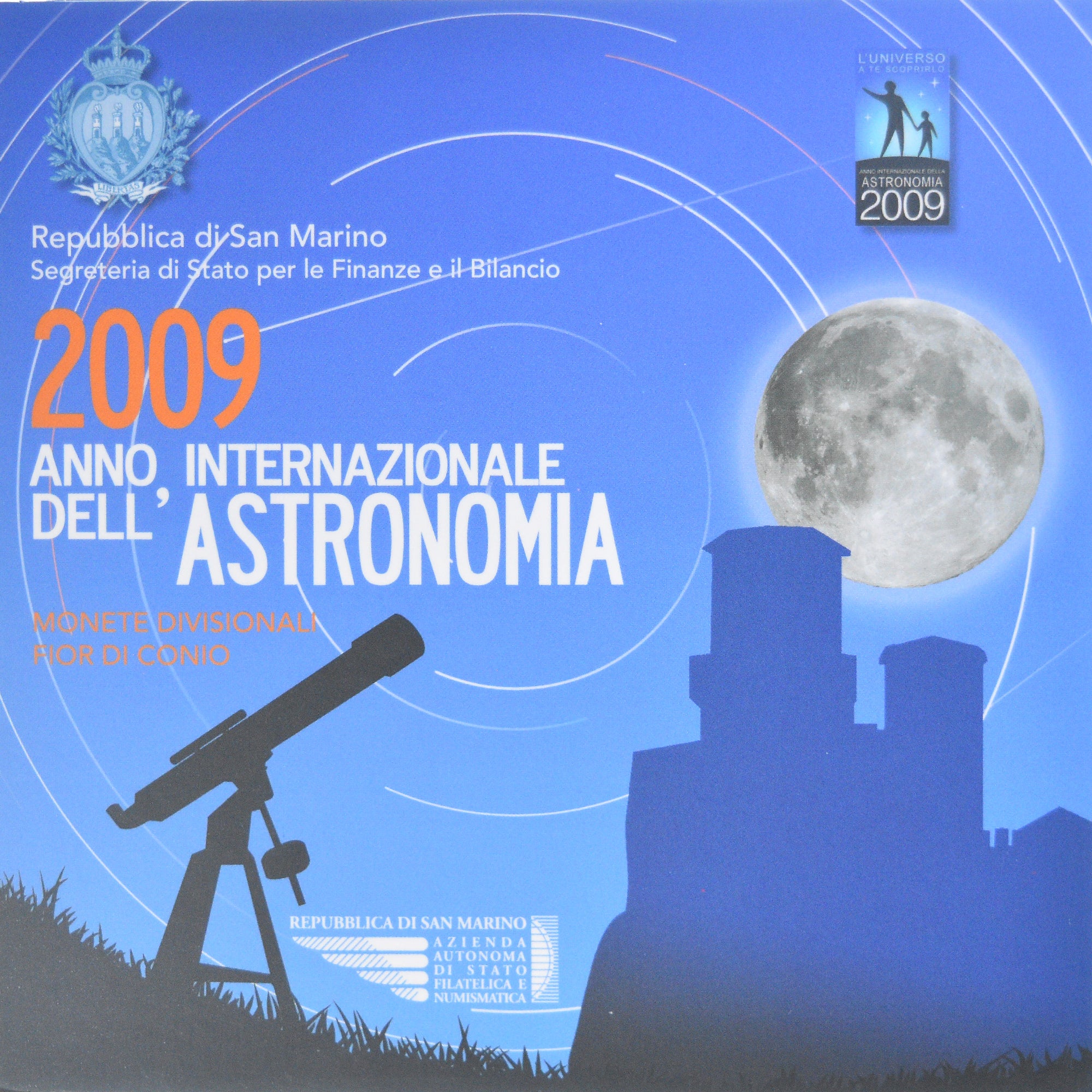 San Marino, Coffret 1c. à 5€, 2009, Rome, FDC, FDC, N.C.