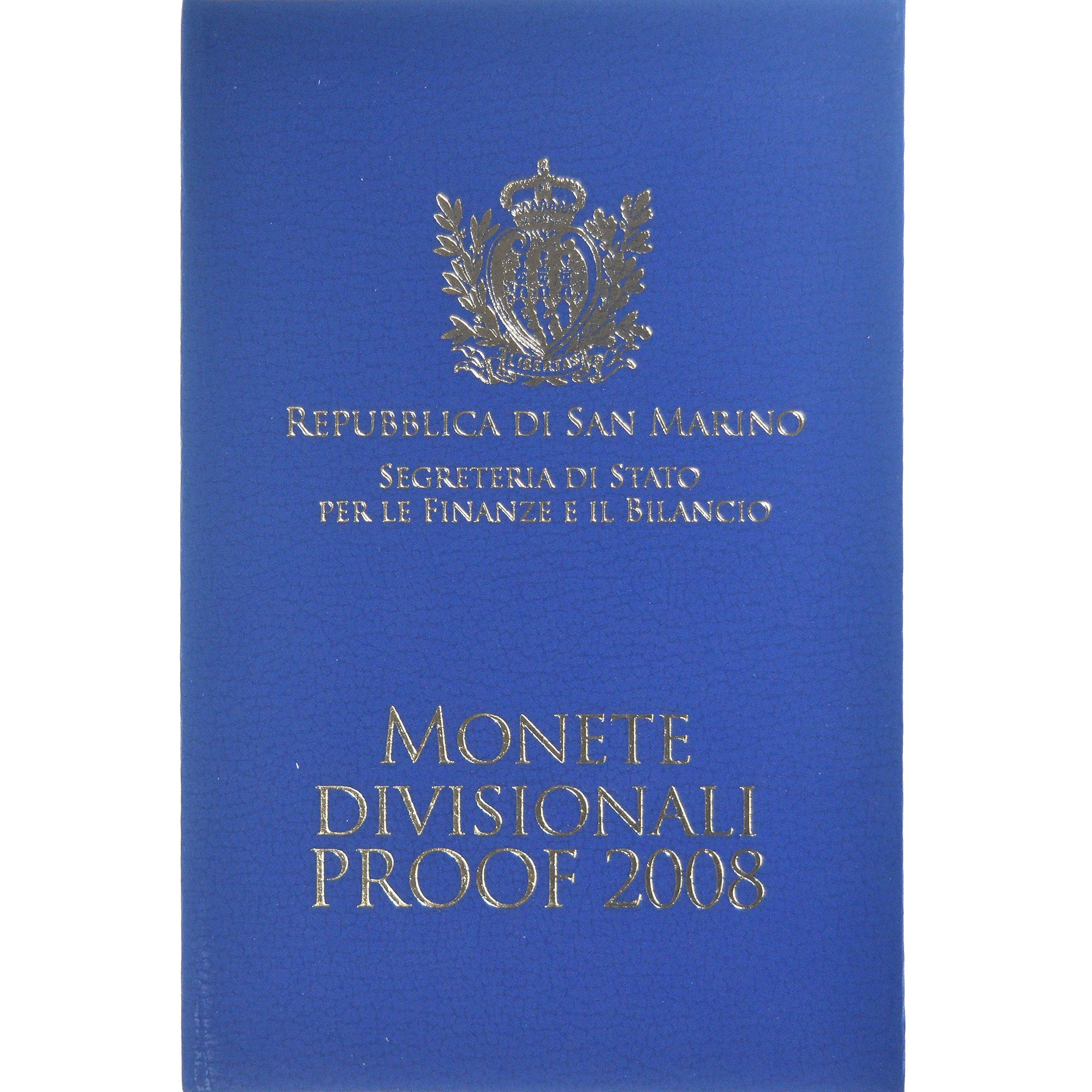 San Marino, Coffret 1c. à 2€, 2008, Rome, BE, FDC, Sin información