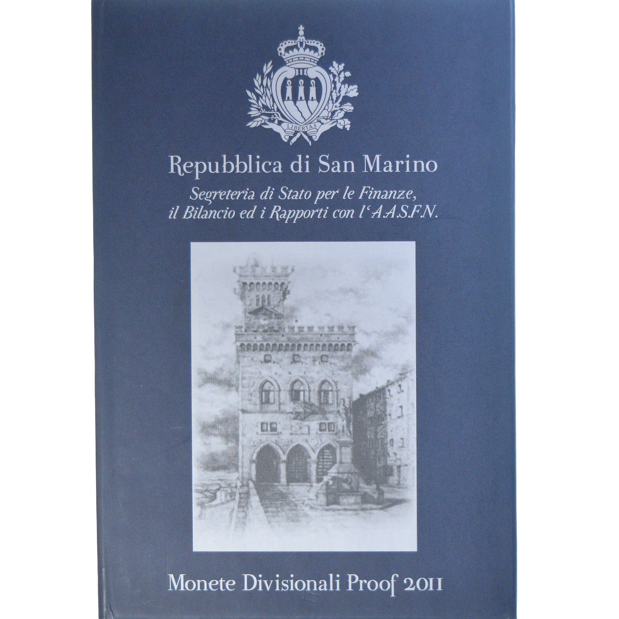 San Marino, Coffret 1c. à 2€, 2011, Rome, BE, MS(65-70), N/D