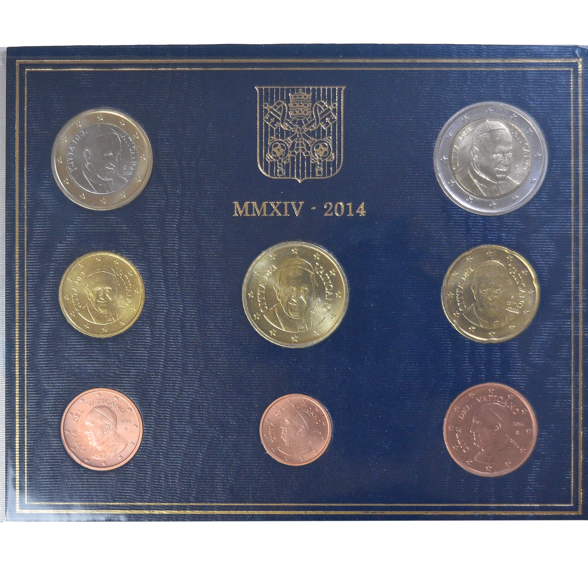 Vatikanstadt, Pope Francis I, Set 1 ct. - 2 Euro, BU, 2014, Rome, STGL