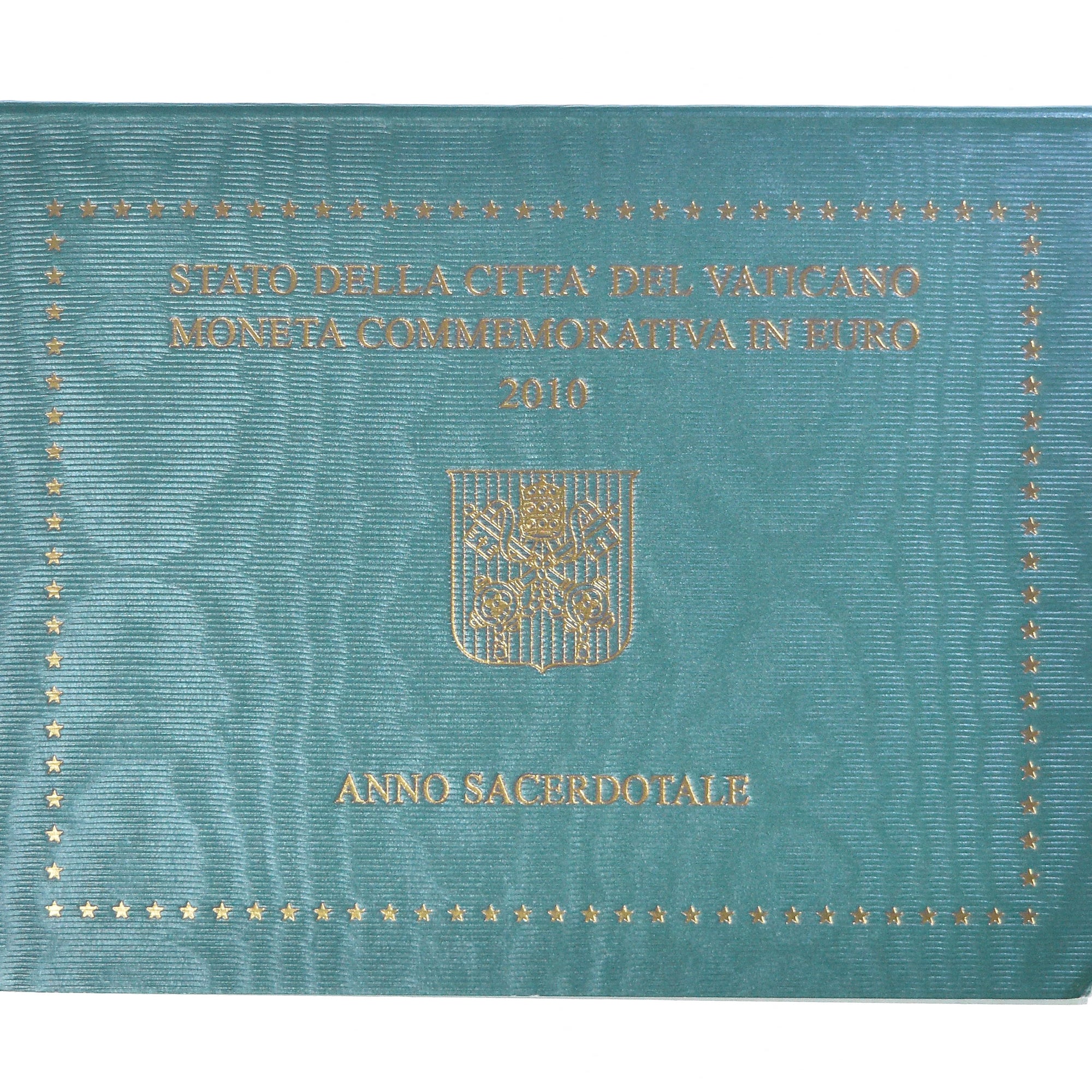 Vaticano, Benoît XVI, 2 Euro, Anno Sacerdotale, 2010, Rome, BU, FDC, N.C.