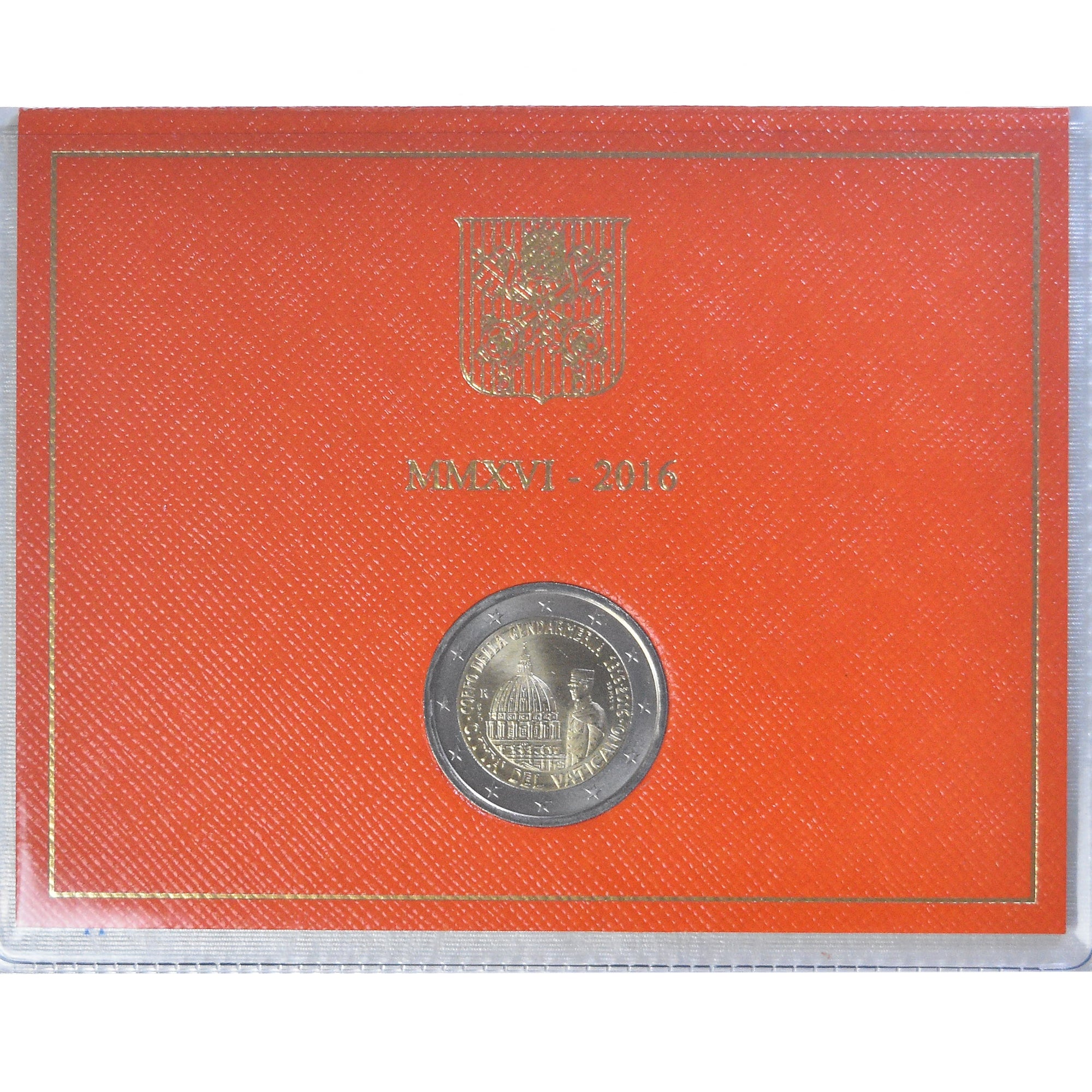 Vatican, 2 Euro, Bicentenaire de la Gendarmerie du Vatican, 2016, Rome, BU, FDC