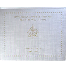 Vatican, Sede Vacante, Coffret 1c. à 2€, 2005, Rome, BU, MS(65-70)