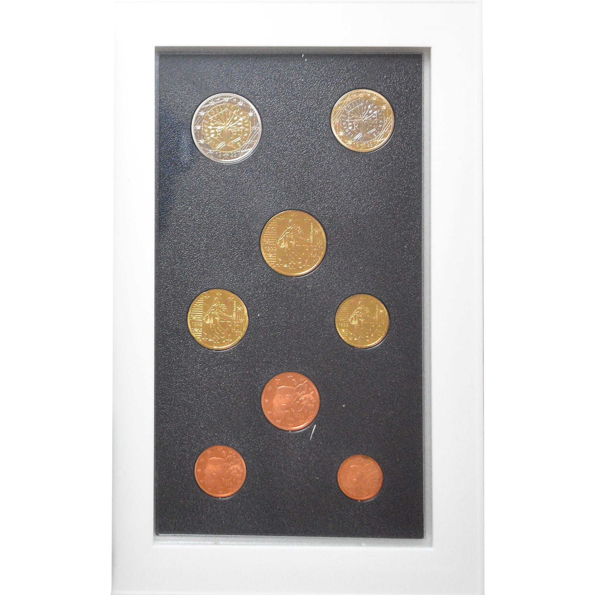 Francja, Coffret 1c. à 2€, 1999, Monnaie de Paris, BE, MS(65-70), ND