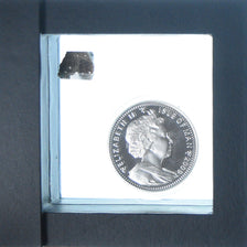Coin, Great Britain, Isle of Man, Elizabeth II, Berlin Wall, Crown, 2009, Pobjoy