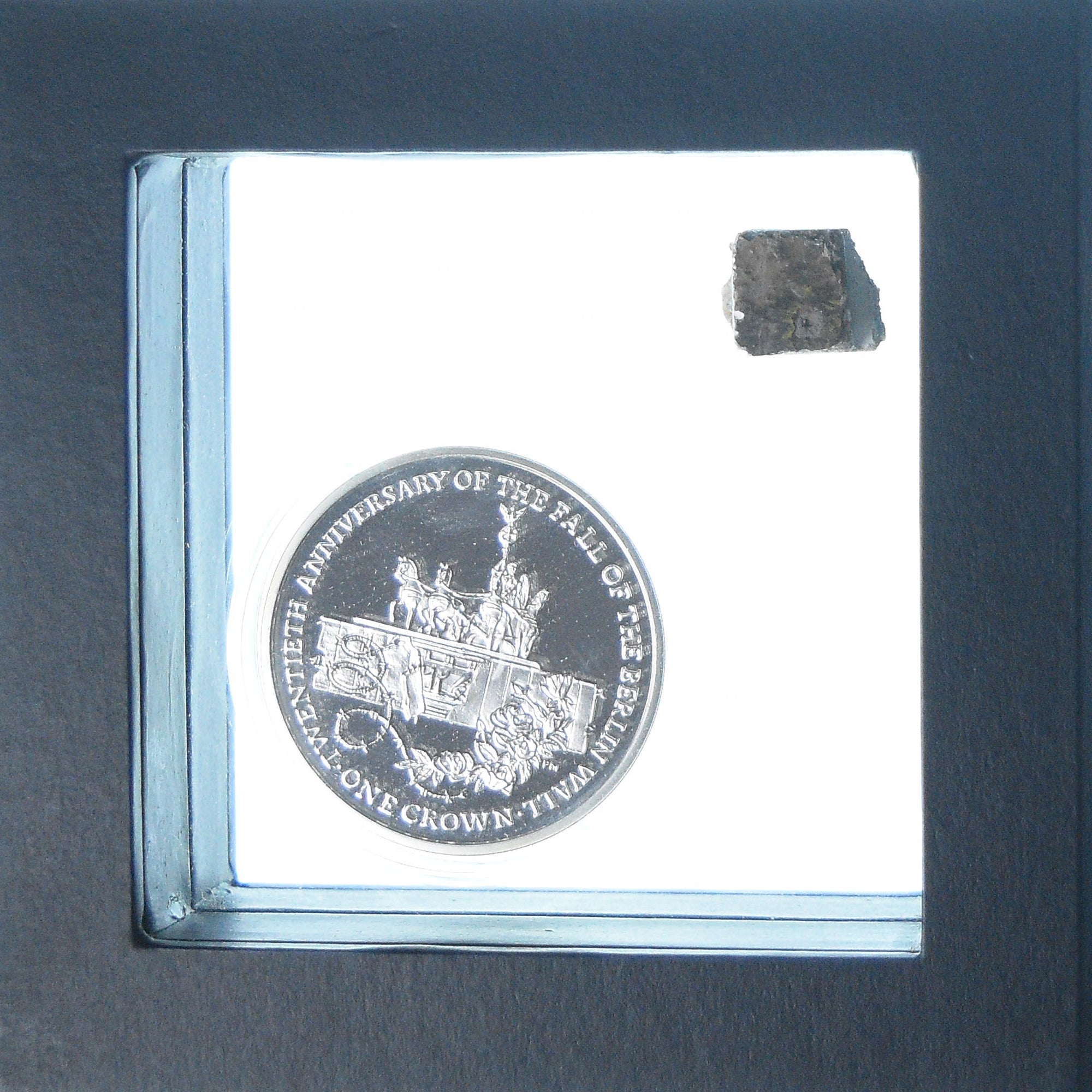 Coin, Great Britain, Isle of Man, Elizabeth II, Berlin Wall, Crown, 2009, Pobjoy