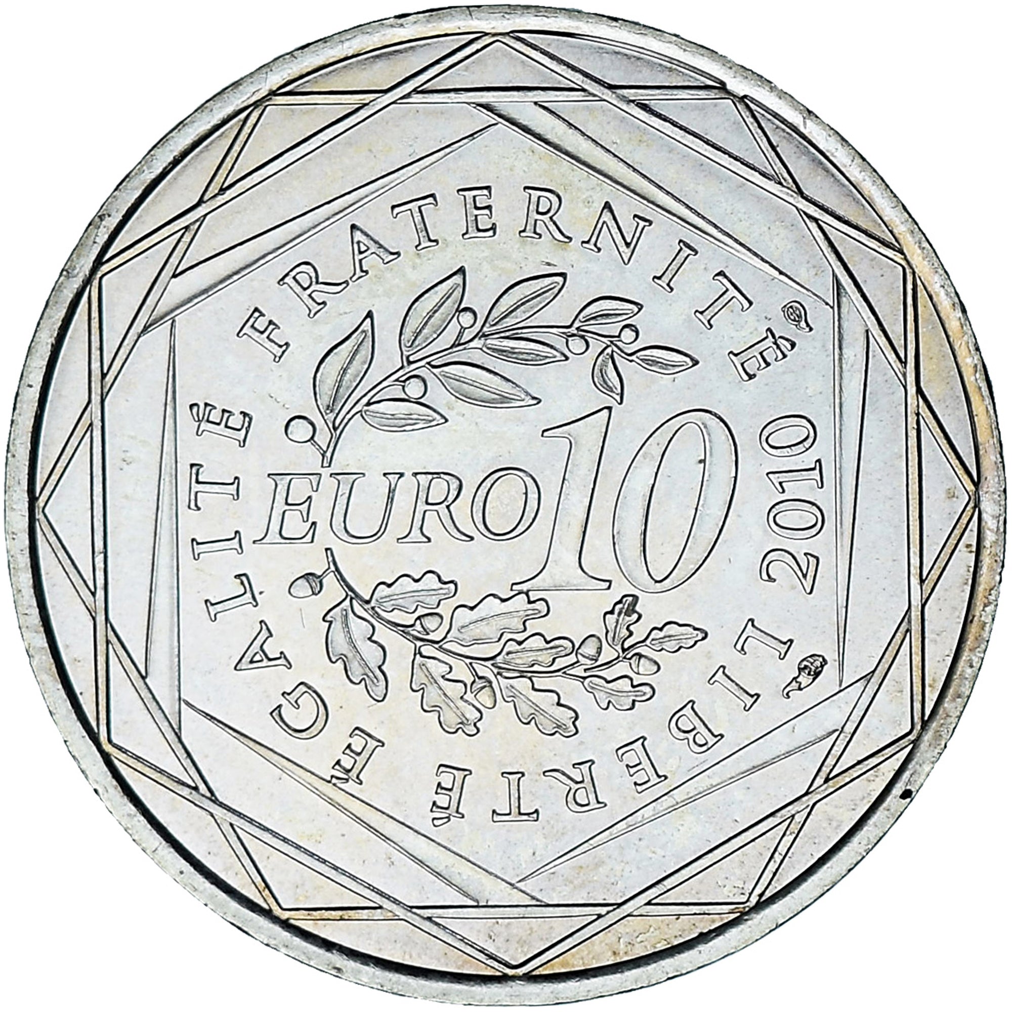 Frankrijk, 10 Euro, Aquitaine, 2010, Monnaie de Paris, UNC-, Zilver, KM:1645
