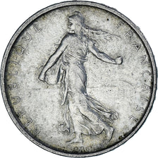 Moneta, Francia, Semeuse, 5 Francs, 1963, Paris, MB+, Argento, KM:926