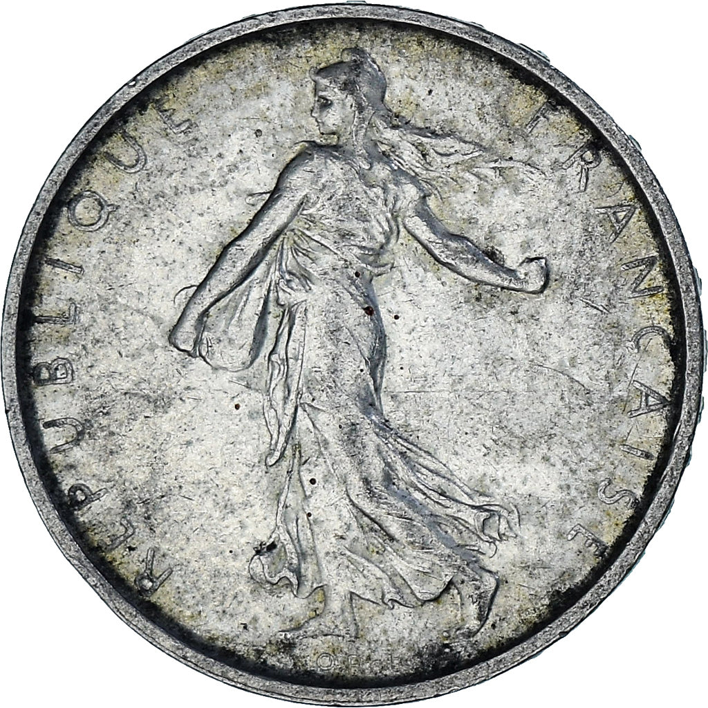 Moeda, França, Semeuse, 5 Francs, 1963, Paris, VF(30-35), Prata, KM:926