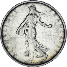 Moneta, Francia, Semeuse, 5 Francs, 1963, Paris, MB+, Argento, KM:926