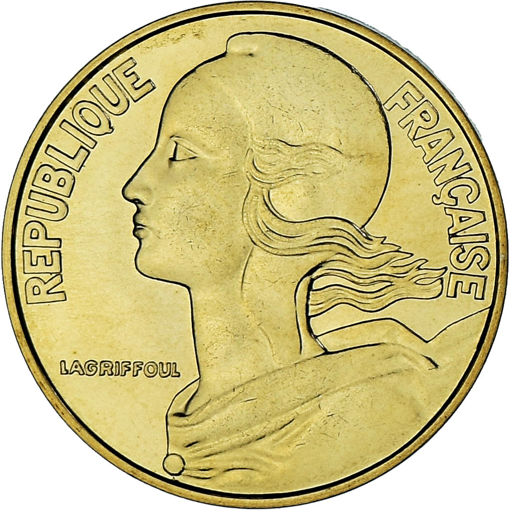 Moneta, Francja, Marianne, 20 Centimes, 1974, Paris, série FDC, MS(65-70)