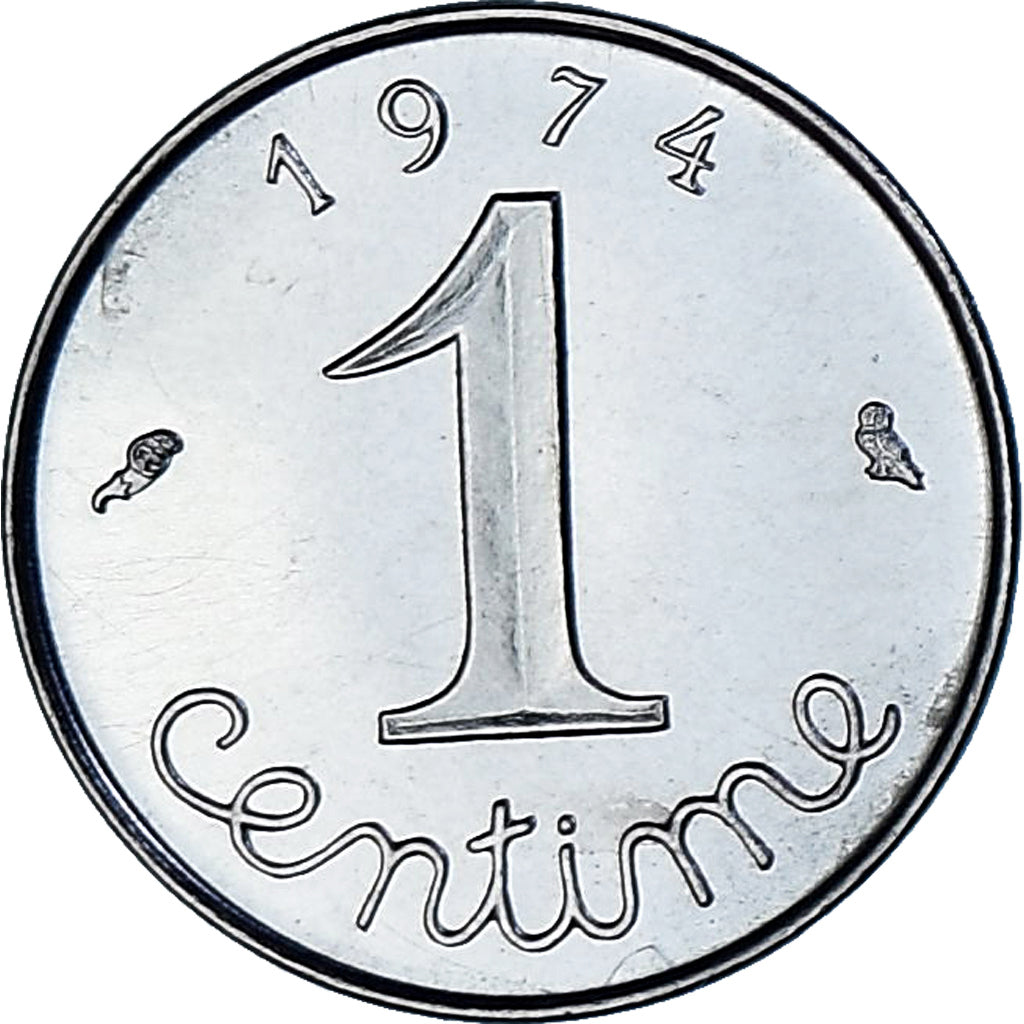 Münze, Frankreich, Épi, Centime, 1974, Paris, Série FDC, rebord, UNZ+