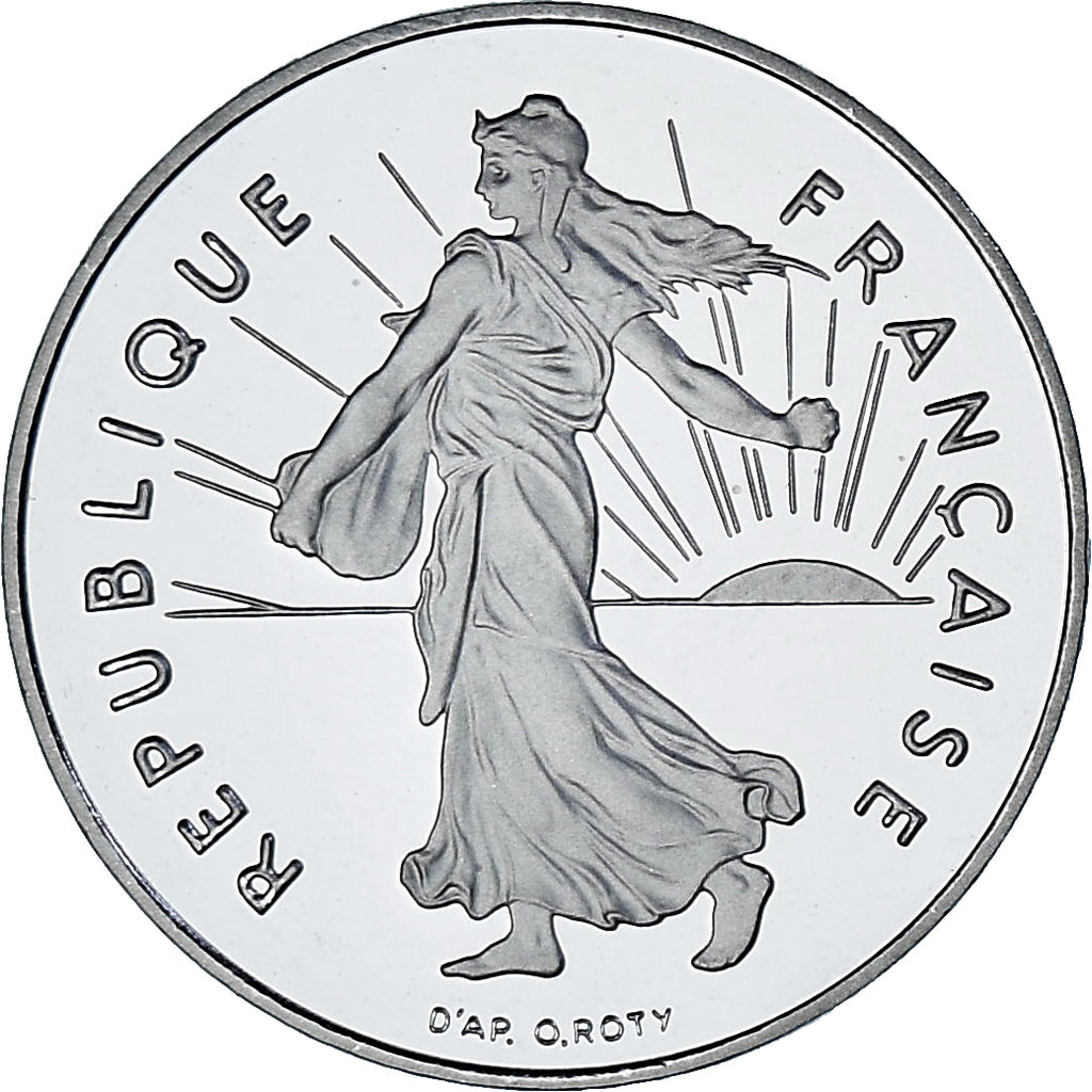 Moeda, França, Semeuse, Franc, 2001, Monnaie de Paris, BE, MS(65-70), Níquel