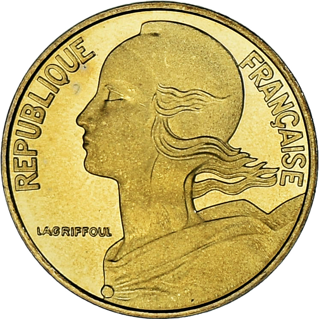 Munten, Frankrijk, Marianne, 5 Centimes, 2001, Monnaie de Paris, BE, col à 3