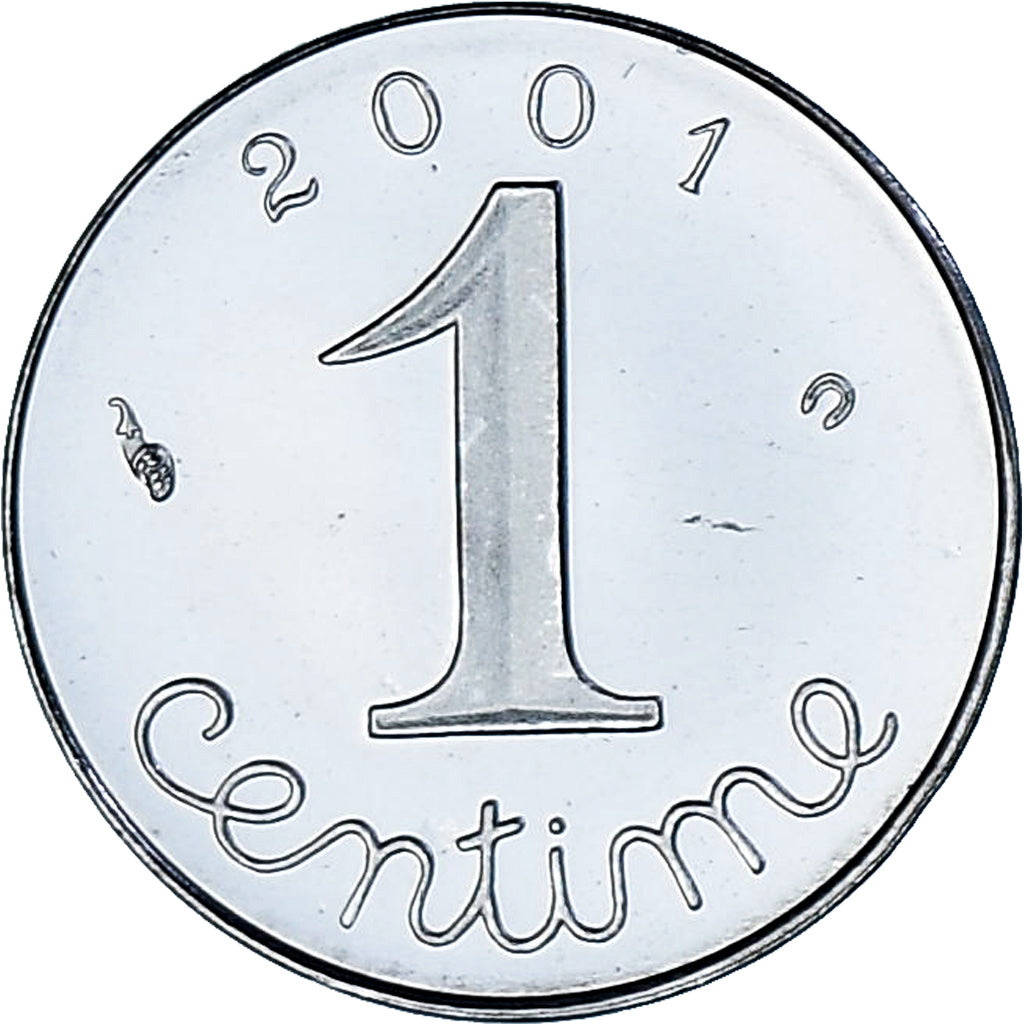 Coin, France, Épi, Centime, 2001, Monnaie de Paris, BE, MS(65-70), Stainless