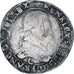 France, Henri III, 1/2 Franc au col plat, 1581, Poitiers, TB+, Argent