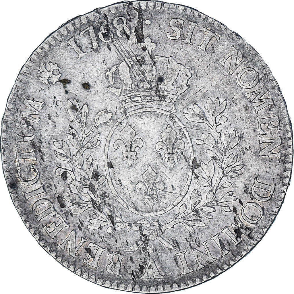 Frankrijk, Louis XV, Écu au bandeau, 1768, Paris, FR+, Zilver, KM:512.1