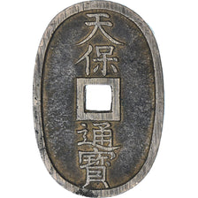 Japan, 100 Mon, Tempo Tsuho, (1835-1870), SS, Bronze, KM:7