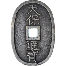 Japan, 100 Mon, Tempo Tsuho, (1835-1870), EF(40-45), Bronze, KM:7