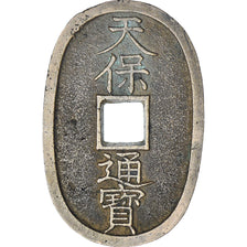 Japan, 100 Mon, Tempo Tsuho, (1835-1870), SS, Bronze, KM:7
