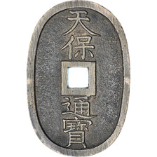 Giappone, 100 Mon, Tempo Tsuho, (1835-1870), BB, Bronzo, KM:7