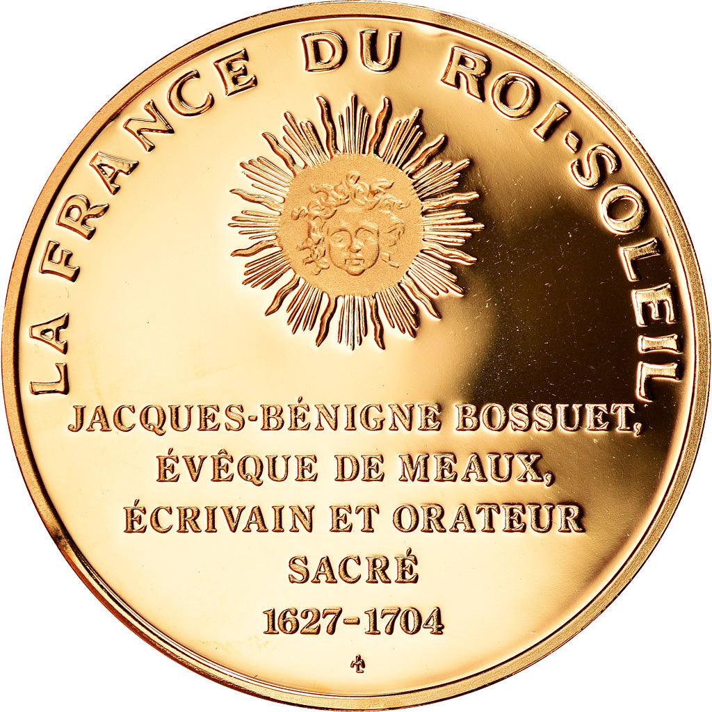 Francia, medalla, Bossuet, La France du Roi Soleil, SC, Oro vermeil