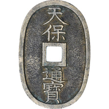 Japan, 100 Mon, Tempo Tsuho, (1835-1870), EF(40-45), Bronze, KM:7