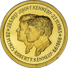 Vereinigte Staaten, Medaille, John & Robert Fitzgerald Kennedy, 1968, STGL, Gold