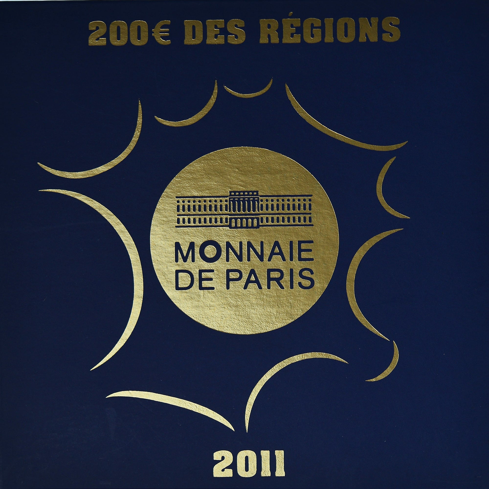 Francia, 200 Euro, Régions françaises, 2011, Monnaie de Paris, BE, FDC, Oro