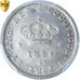 Coin, Portugal, Luiz I, 50 Reis, 1889, Lisbon, PCGS, AU55, AU(55-58), Silver