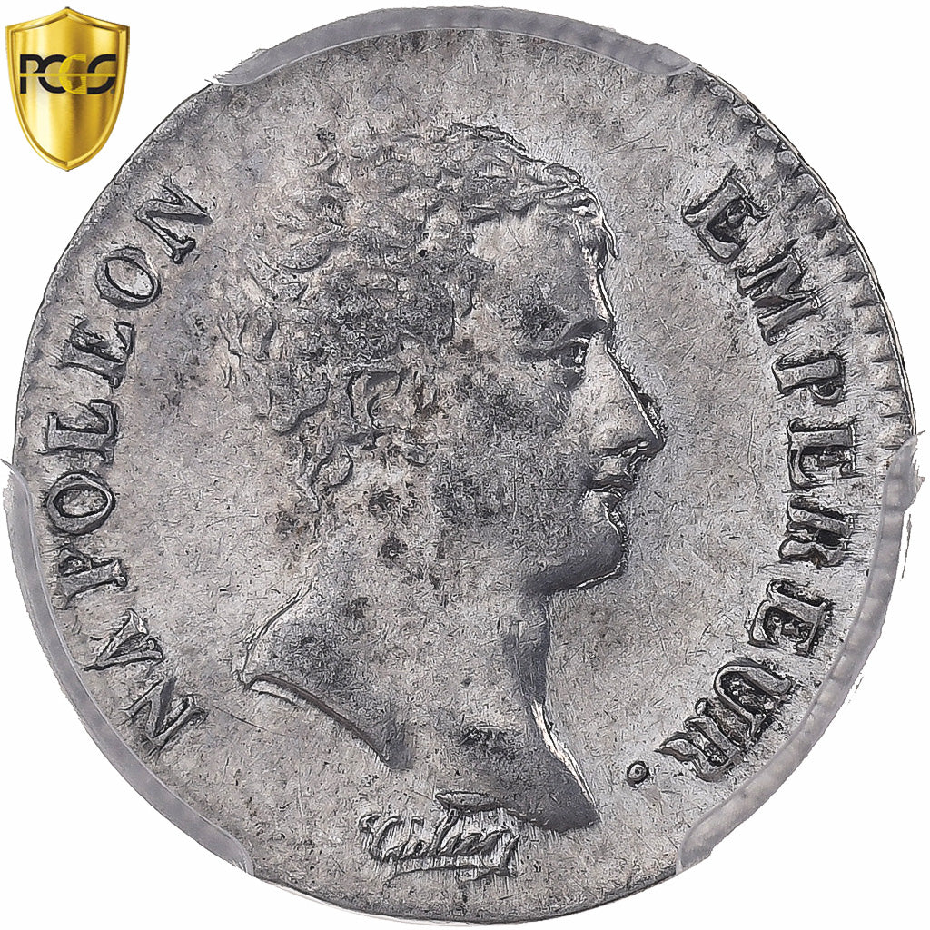 France, Napoléon Ier, 1/2 Franc, AN 13, Paris, Argent, PCGS, Cleaned Au Detail