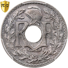 France, 10 Centimes, Lindauer, 1917, Paris, Copper-nickel, PCGS, MS66