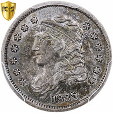 United States, Half Dime, Liberty Cap, 1835, Philadelphia, Silver, PCGS, Cleaned